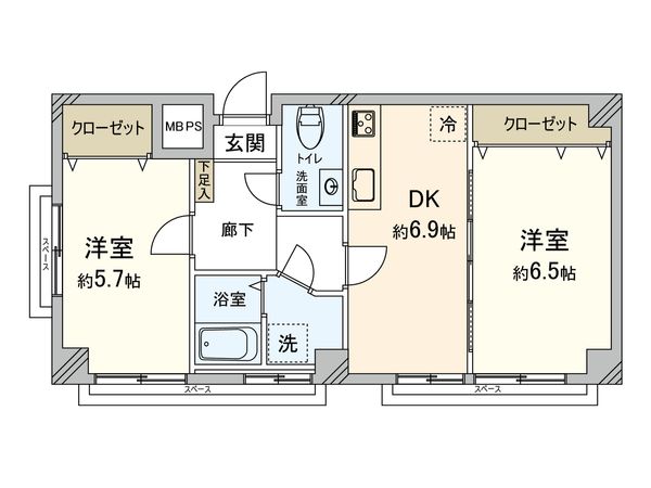 フラッツ小金井 間取図(平面図) フラッツ小金井 間取図(平面図)