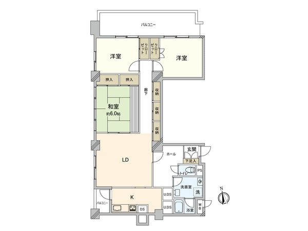 小金井ビューハイツ 間取図(平面図) 小金井ビューハイツ 間取図(平面図)