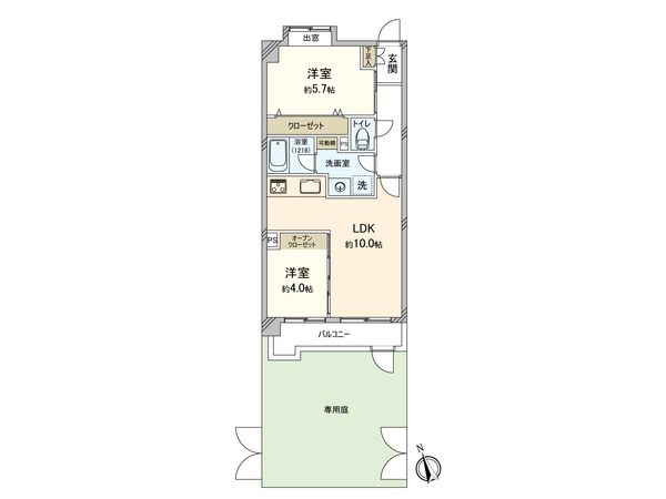 朝日パリオ小金井ハイツ 間取図(平面図) 間取図(平面図)