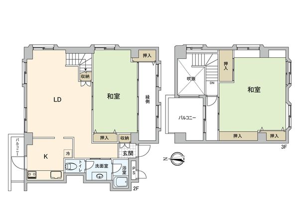 東小金井シティーハウス 間取図(平面図) 東小金井シティーハウス 間取図(平面図)