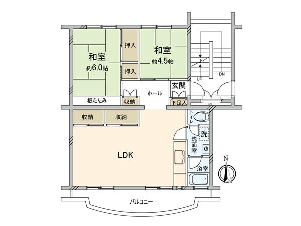 東村山青葉町住宅 間取図(平面図) 東村山青葉町住宅 間取図(平面図)