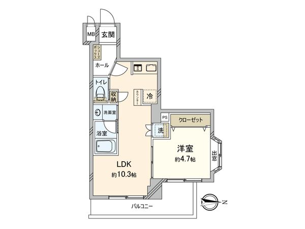 シティライブ武蔵小金井弐番館 間取図(平面図) 間取図(平面図)