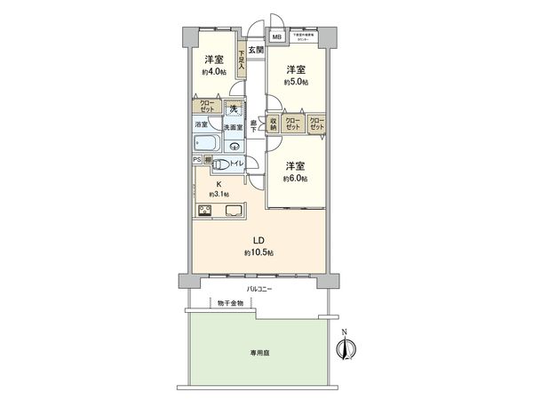 シティホームズ武蔵小金井 間取図(平面図) シティホームズ武蔵小金井 間取図(平面図)