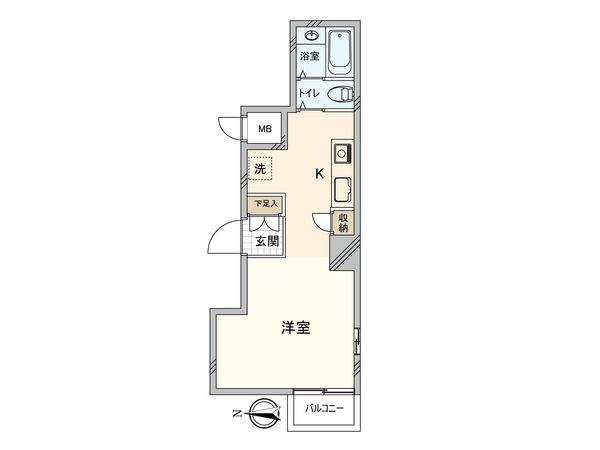 タウンシップ府中 間取図(平面図)