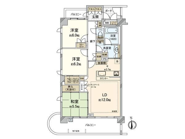 アーデル小金井本町 間取図(平面図) 間取図(平面図)