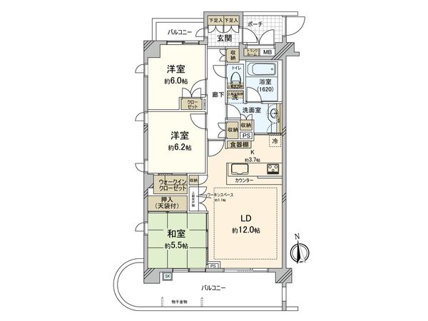 アーデル小金井本町 間取図(平面図)