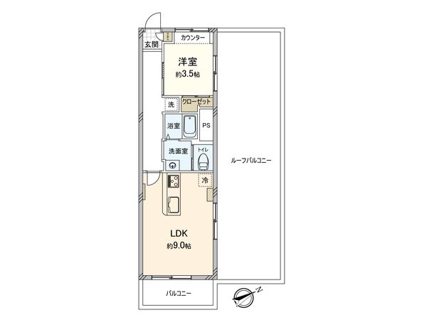 武蔵小金井フラワーホーム 間取図(平面図)