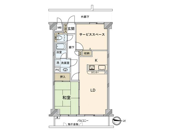 ダイアパレス小金井 間取図(平面図) ダイアパレス小金井 間取図(平面図)