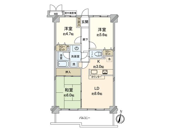 間取図(平面図)