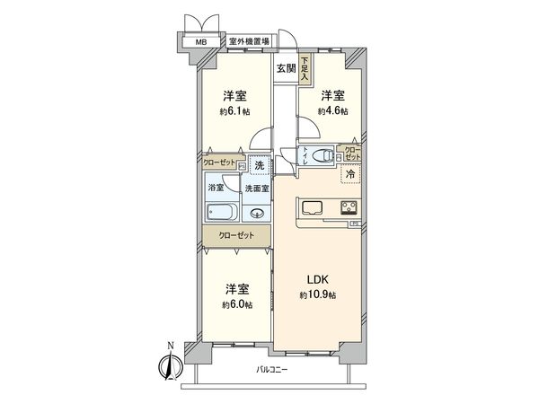 アドリーム武蔵小金井 間取図(平面図) アドリーム武蔵小金井 間取図(平面図)