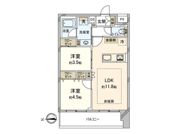 ライオンズシティ武蔵小金井 間取図(平面図) ライオンズシティ武蔵小金井 間取図(平面図)