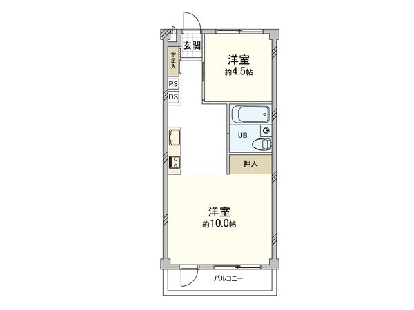 武蔵野サンハイツ武蔵小金井 間取図(平面図) 武蔵野サンハイツ武蔵小金井 間取図(平面図)