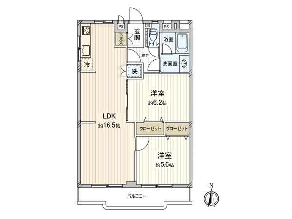 ライオンズマンション武蔵小金井 間取図(平面図) ライオンズマンション武蔵小金井 間取図(平面図)