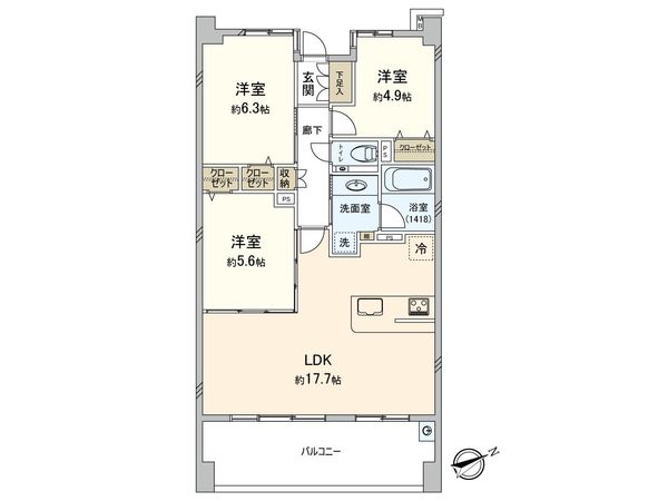 間取図(平面図)