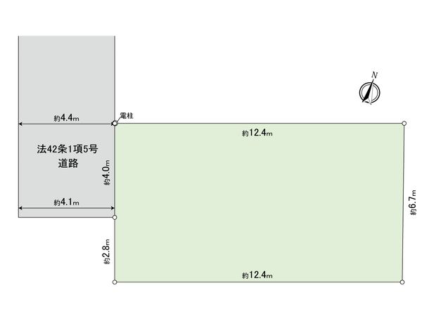 小平市学園西町3丁目 土地 区画図 小平市学園西町3丁目 土地 区画図