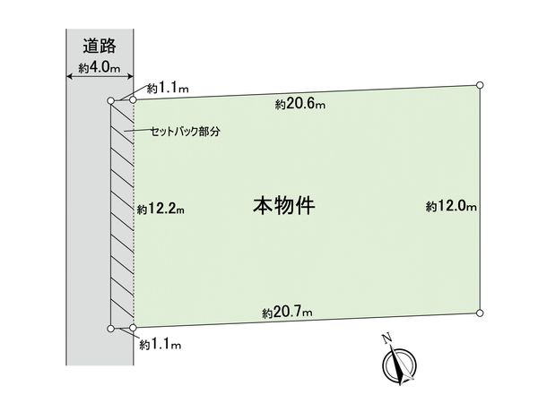 国分寺市本多5丁目 区画図 国分寺市本多5丁目 区画図