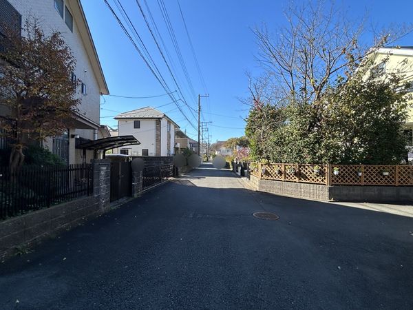 国分寺市西元町2丁目 土地 前面道路含む外観 国分寺市西元町2丁目 土地 前面道路含む外観