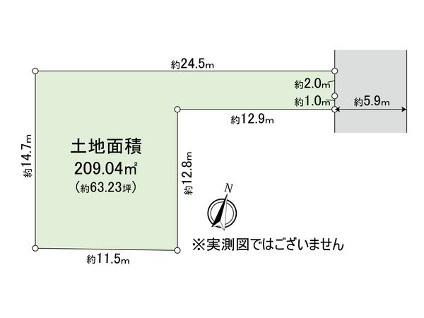小平市学園東町 区画図 区画図
