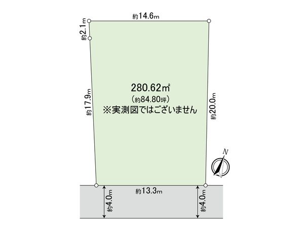 国分寺市南町3丁目 区画図