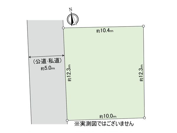 国分寺市本多4丁目 土地 区画図 国分寺市本多4丁目 土地 区画図