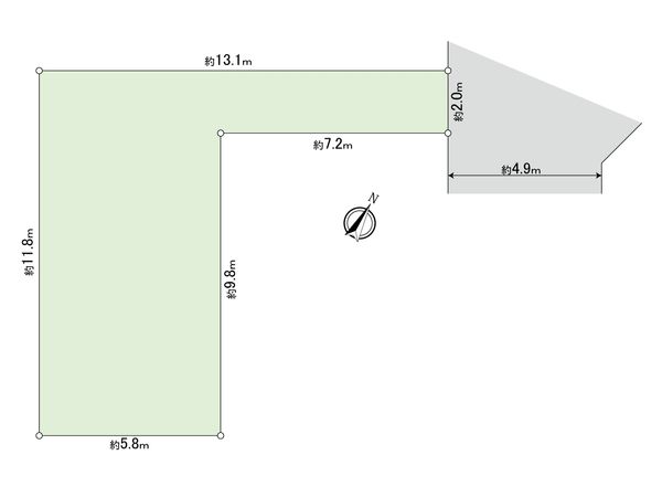 国分寺市戸倉2丁目 区画図