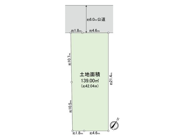 国分寺市東恋ヶ窪6丁目 土地 区画図