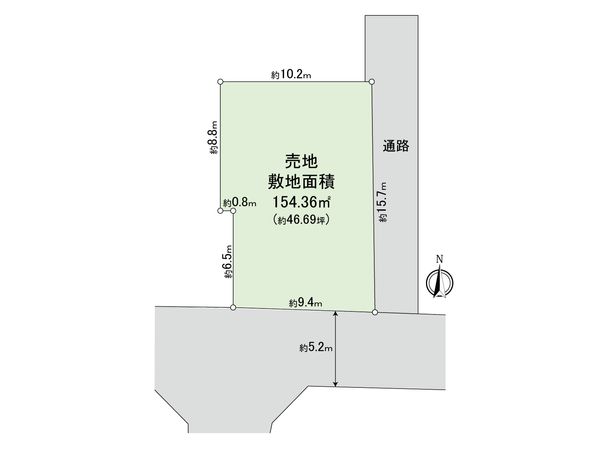 国分寺市泉町1丁目 土地 区画図