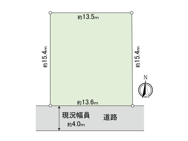 小金井市貫井北町5丁目 区画図