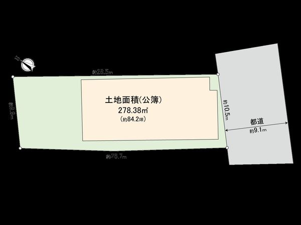 国分寺市戸倉2丁目 区画図