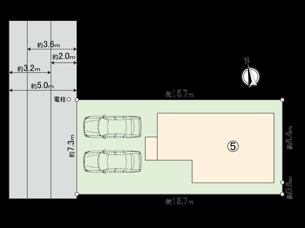 立川市若葉町1丁目 5区画 区画図