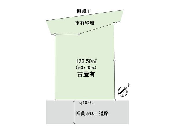 東村山市秋津町3丁目土地 区画図