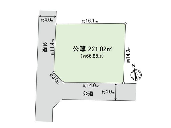 小平市津田町2丁目 区画図