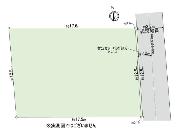 小平市上水本町6丁目 土地 区画図 小平市上水本町6丁目 土地 区画図