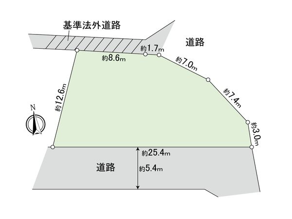国分寺市西恋ヶ窪4丁目 土地 区画図 国分寺市西恋ヶ窪4丁目 土地 区画図