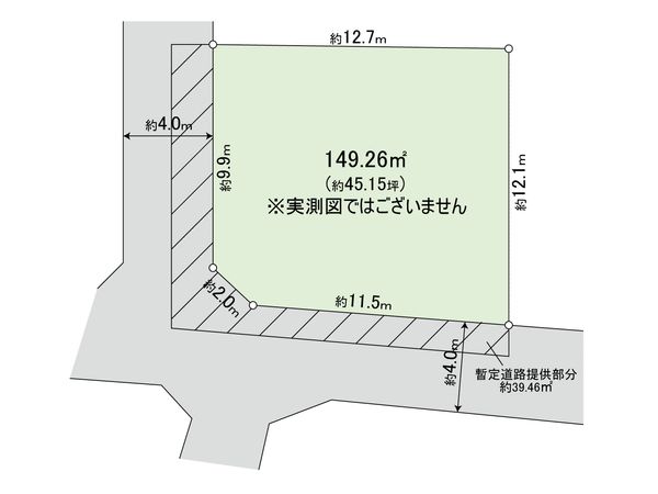 東京都府中市武蔵台3丁目 区画図
