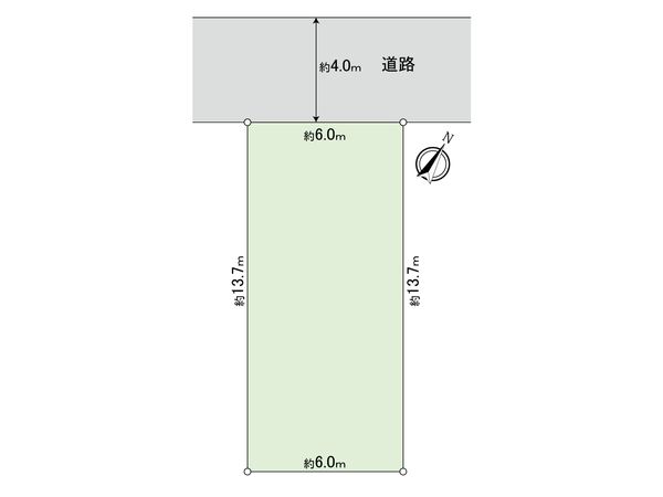 国分寺市東戸倉1丁目 土地 区画図 国分寺市東戸倉1丁目 土地 区画図