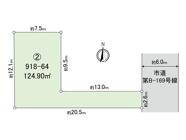 小平市小川町1丁目 土地 2区画 区画図 小平市小川町1丁目 土地 2区画 区画図