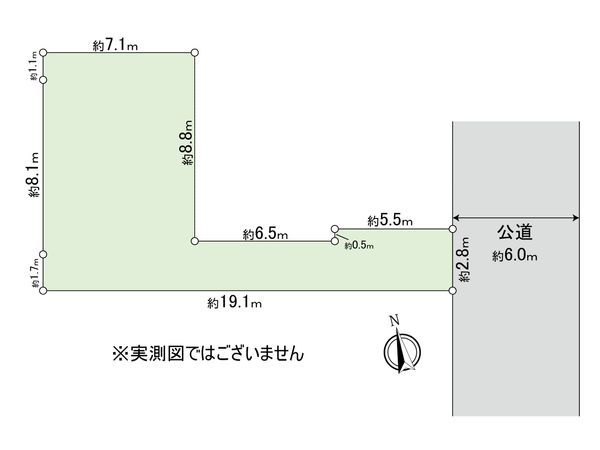 国分寺市本多3丁目 土地 区画図 国分寺市本多3丁目 土地 区画図