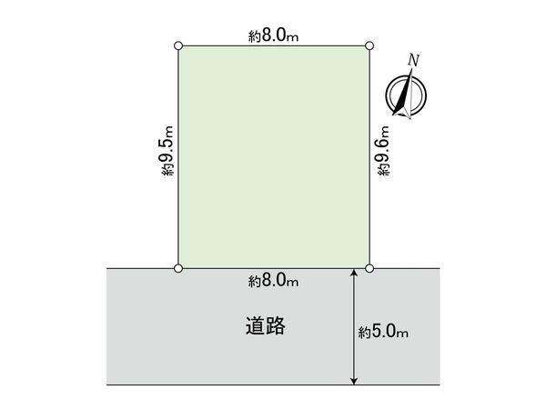 国分寺市東戸倉2丁目 土地 区画図 国分寺市東戸倉2丁目 土地 区画図
