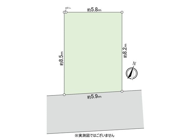国分寺市東元町3丁目 B区画 区画図 国分寺市東元町3丁目 B区画 区画図