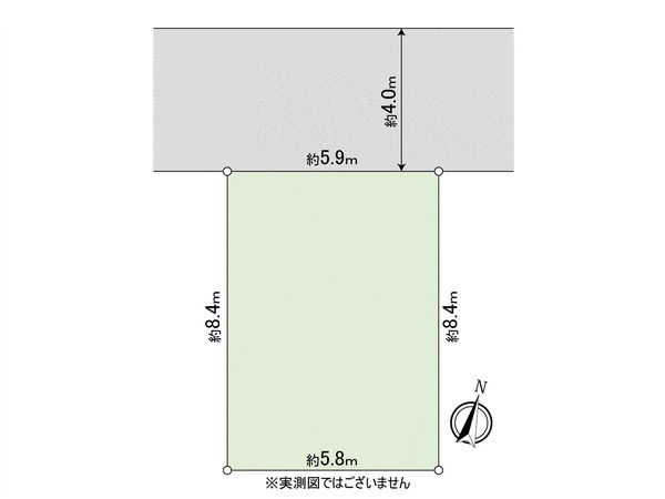 国分寺市東元町3丁目 C区画 区画図 国分寺市東元町3丁目 C区画 区画図