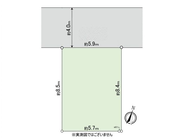 国分寺市東元町3丁目 D区画 区画図 国分寺市東元町3丁目 D区画 区画図