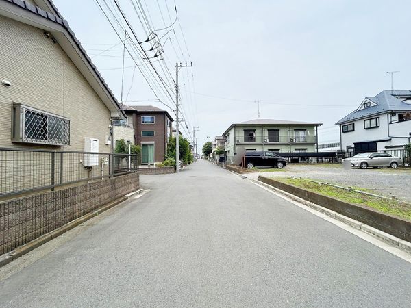 小平市津田町1丁目 土地 前面道路含む外観 前面道路含む外観