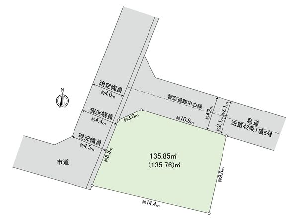 小平市上水本町2丁目 区画図 小平市上水本町2丁目 区画図