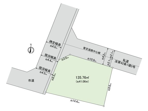 小平市上水本町2丁目 区画図 小平市上水本町2丁目 区画図
