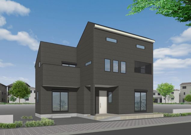 東村山市萩山町1丁目 外観パース図 東村山市萩山町1丁目 外観パース図