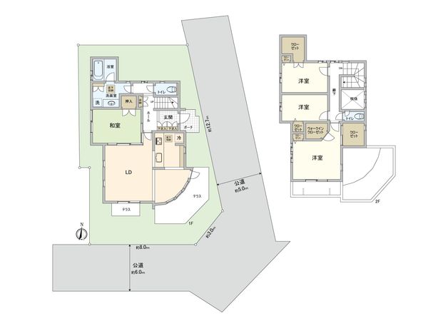 国分寺市西元町3丁目 間取図(平面図) 国分寺市西元町3丁目 間取図(平面図)