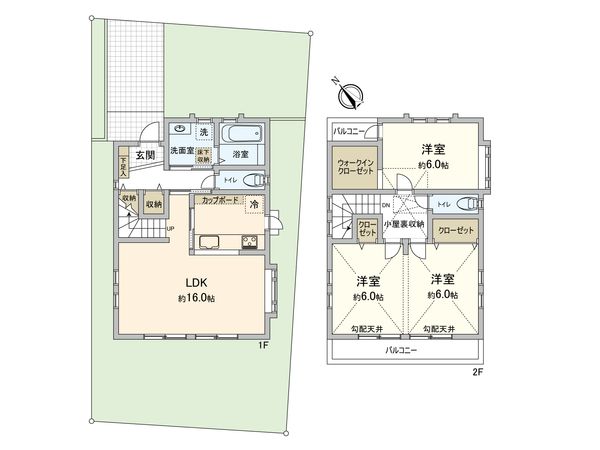 国分寺市内藤1丁目 間取図(平面図)