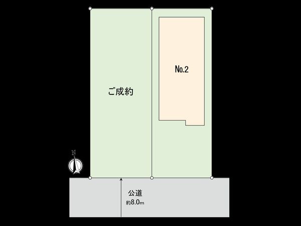 国立市富士見台3丁目 2号棟 区画図