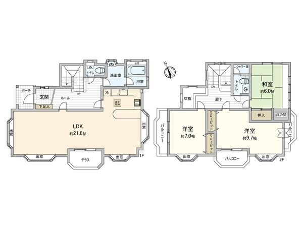 国分寺市本多3丁目 間取図(平面図) 国分寺市本多3丁目 間取図(平面図)